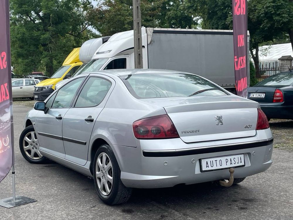 Peugeot 407 2.0LPG**Pojemny**Hak**Klima**Oszczędny**Zamiana**