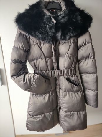 Damski- Płaszcz zimowy