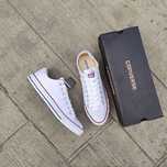 41-45p Белые кеды кроссовки кеди кросівки білі чорні Converse all star