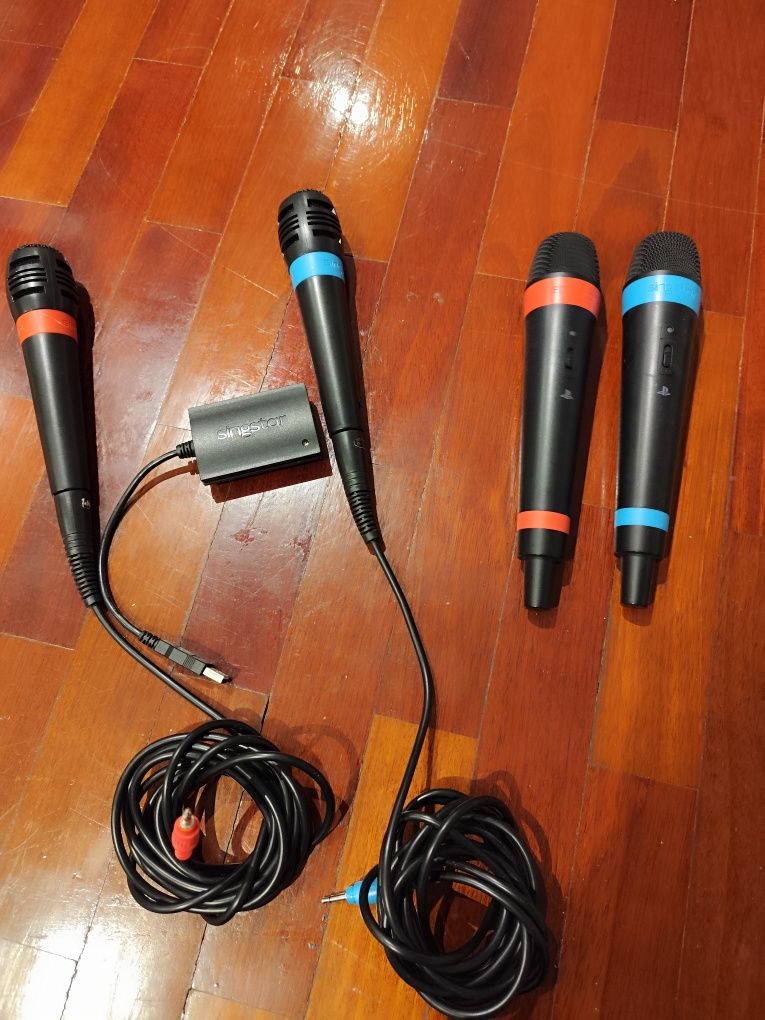 Microfones Singstar PlayStation