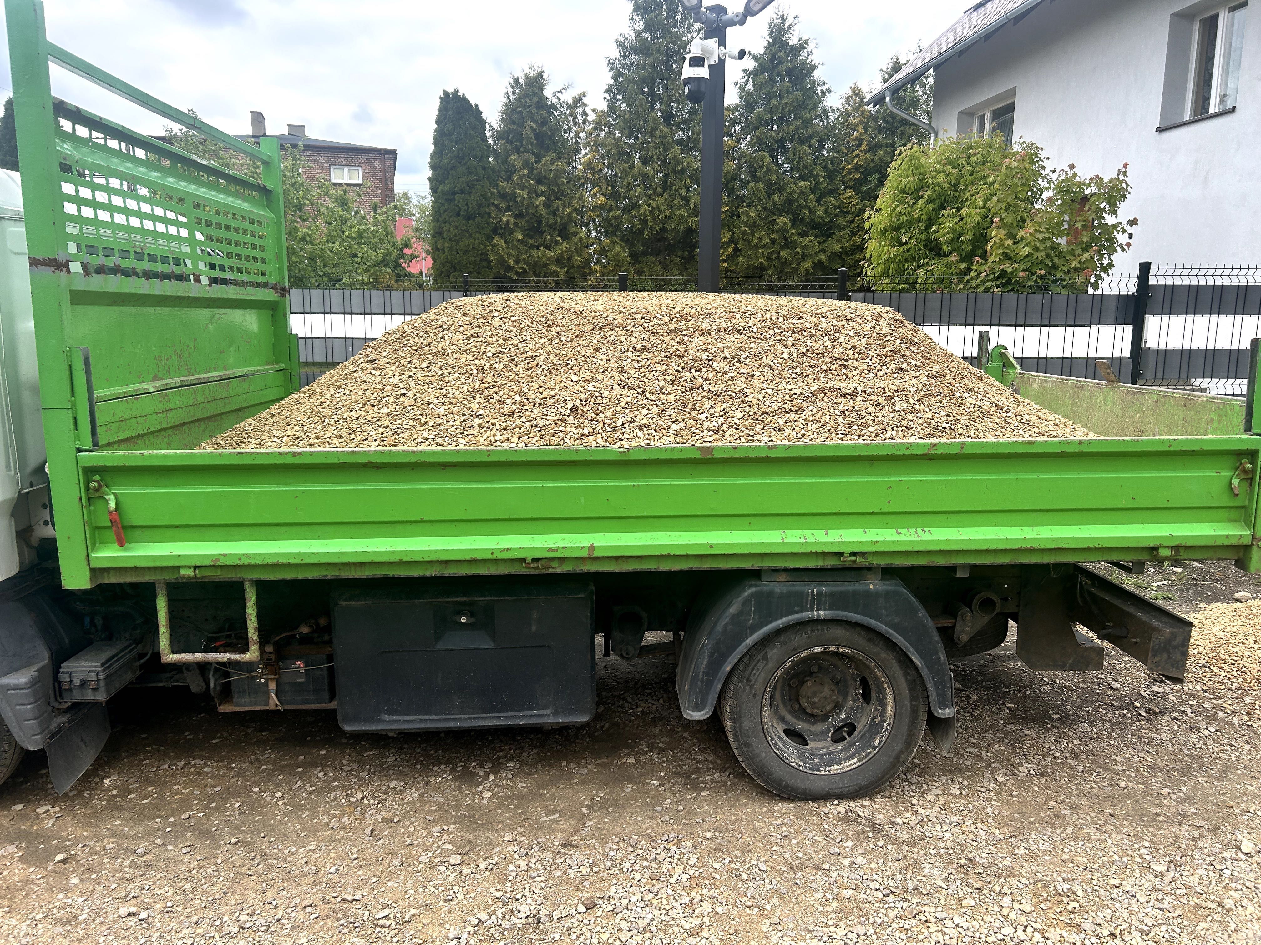 Wynajem Wywrotka Mitsubishi Canter Kiper kat.B do 3,5T Hak