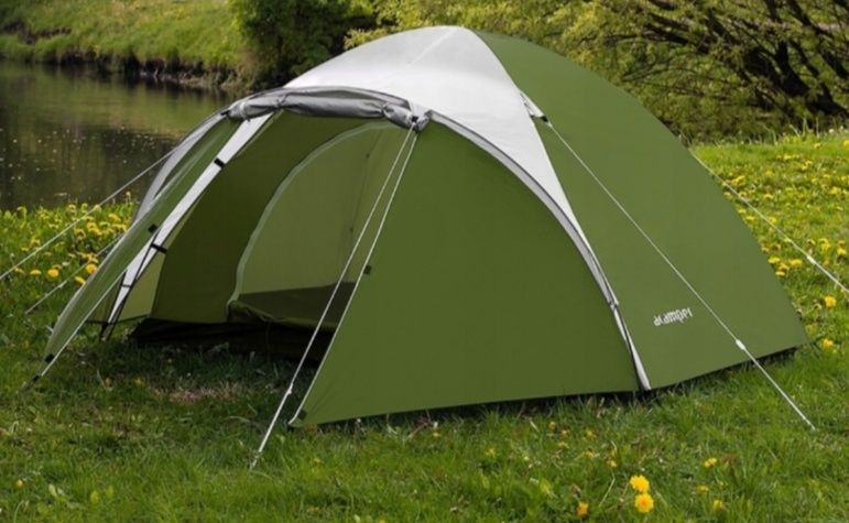 Namiot Nowy Turystyczny Kempingowy 3500mm Zielony