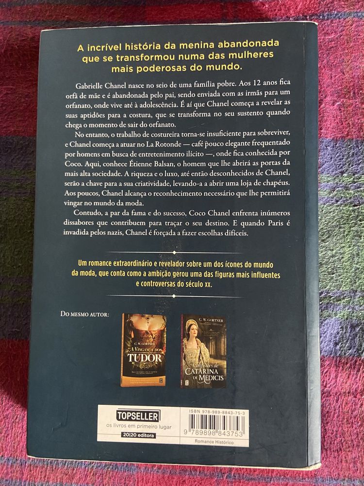 Livro Madamoiselle Channel