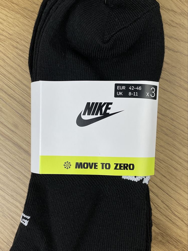 Шкарпетки Nike Everyday Essential (EU 34-50) оригінал чорні DX5075-010