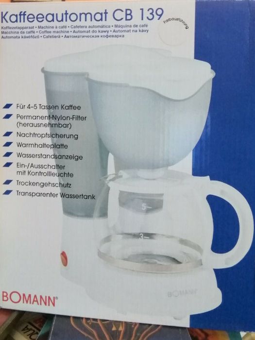 Máquina Cafeteira / Chaleira para chá e Café de filtro - Bomann CB 139