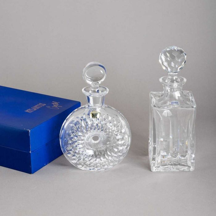 Conjunto de 6 colheres de chá e concha de açúcar em Art Deco em prata