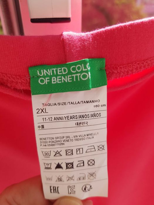 Jeggings rosa menina 10 anos benetton