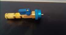 Adapter serwisowy R134a z zaworem kulowym do klimatyzacji samochodowej