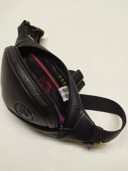 Сумка мужская кожаная, бананка DIESEL