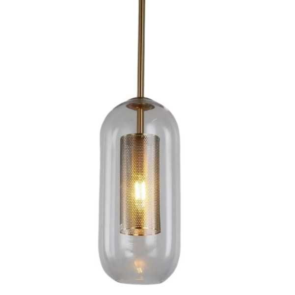 Zestaw 3 szt. lamp wiszących Antilla Brass Lumina Deco
