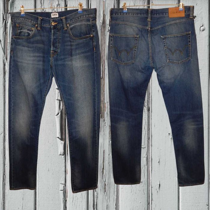 Джинсы regular tapered EDWIN ED-55. Size W34 L34