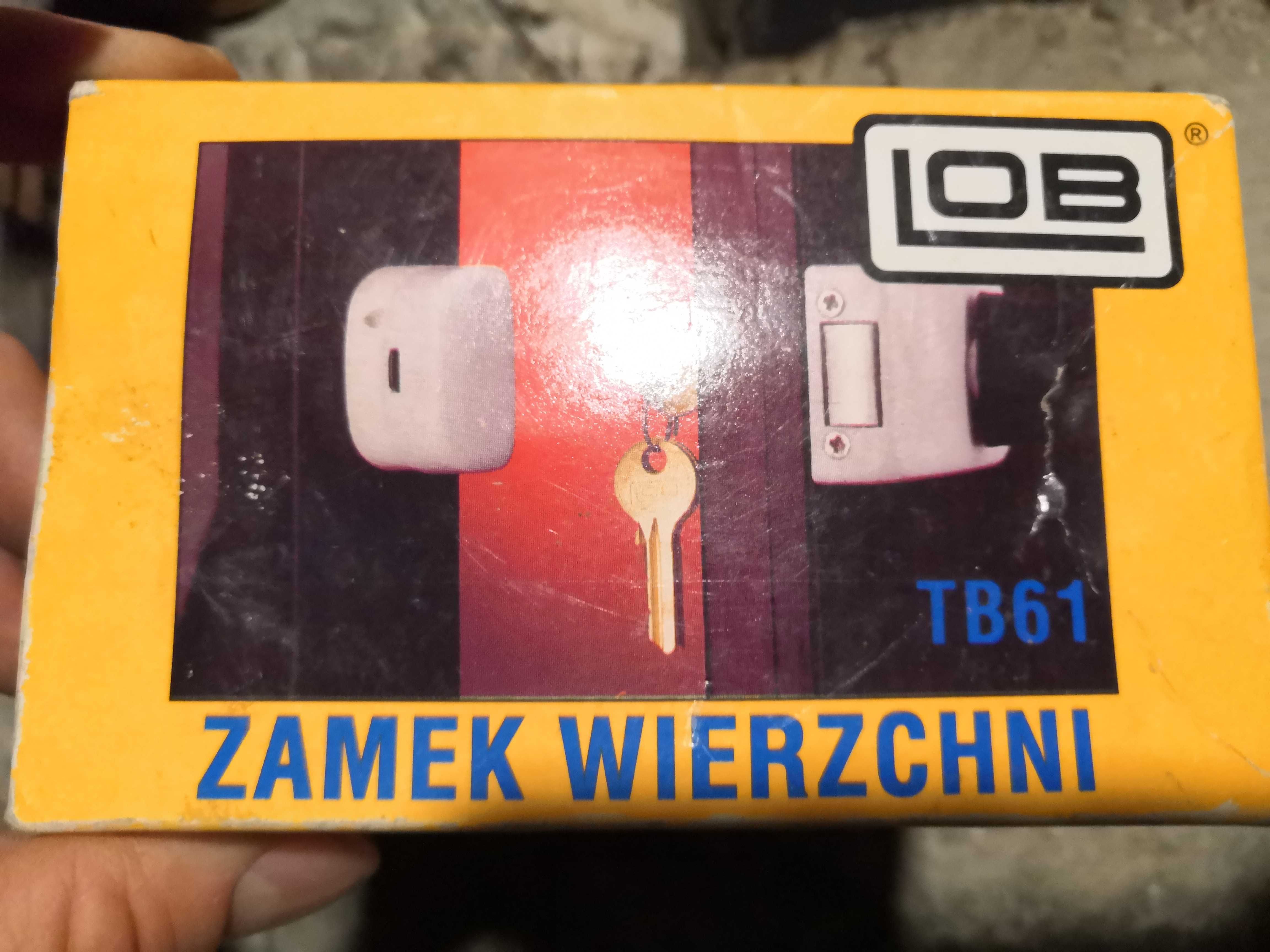 Zamek wierzchni bębenkowy LOB TB61 brąz