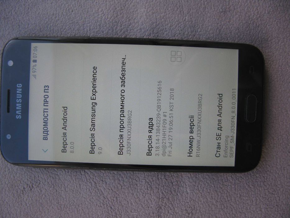 Смартфон Samsung j3 2017