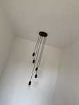 Lampa wisząca czarna 5 punktow