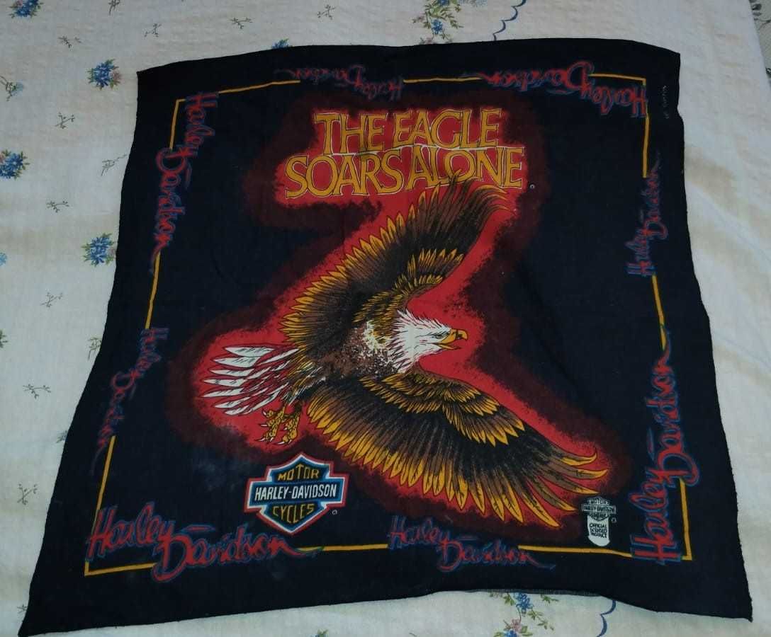 Chusta, chustka, bandana - HARLEY DAVIDSON 1990S BANDANA HANKERCHIEF