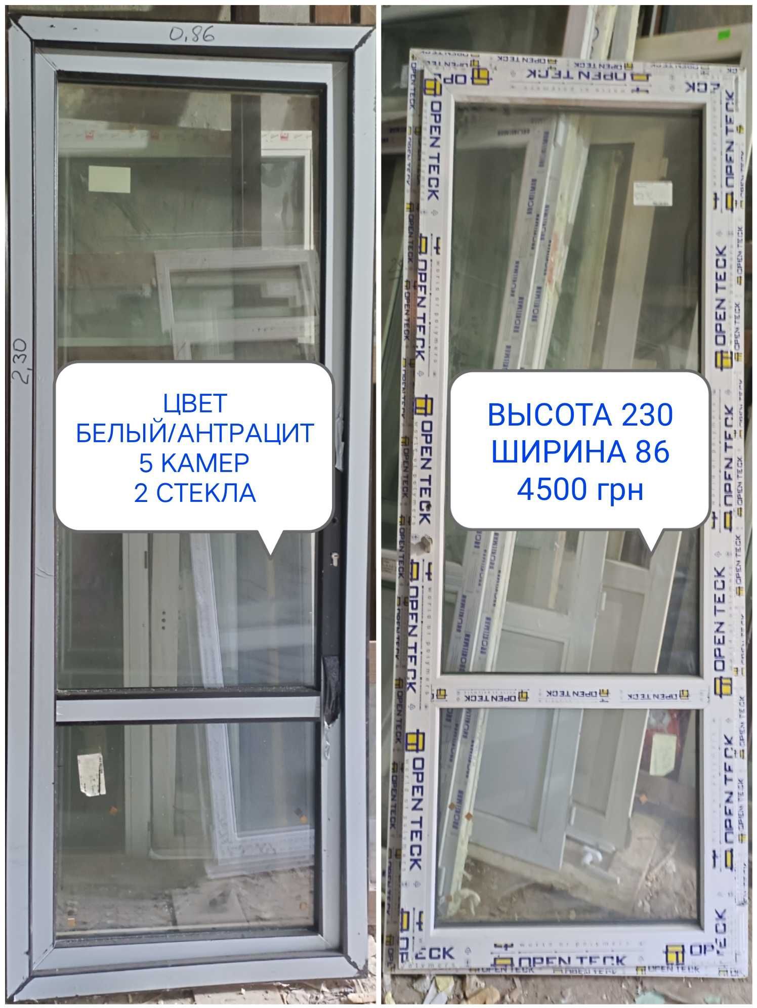 двери балконные металлопластиковые
