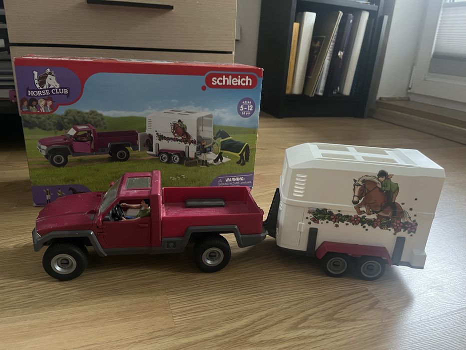 Schleich pick up z przyczepą