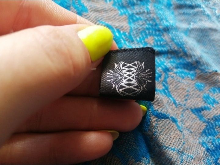 Gorset 21 cali waspie koronka goth alternatywny