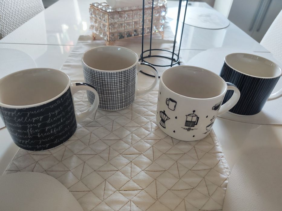 Nowe ! Komplet czterech kubków Hanso home you home&you