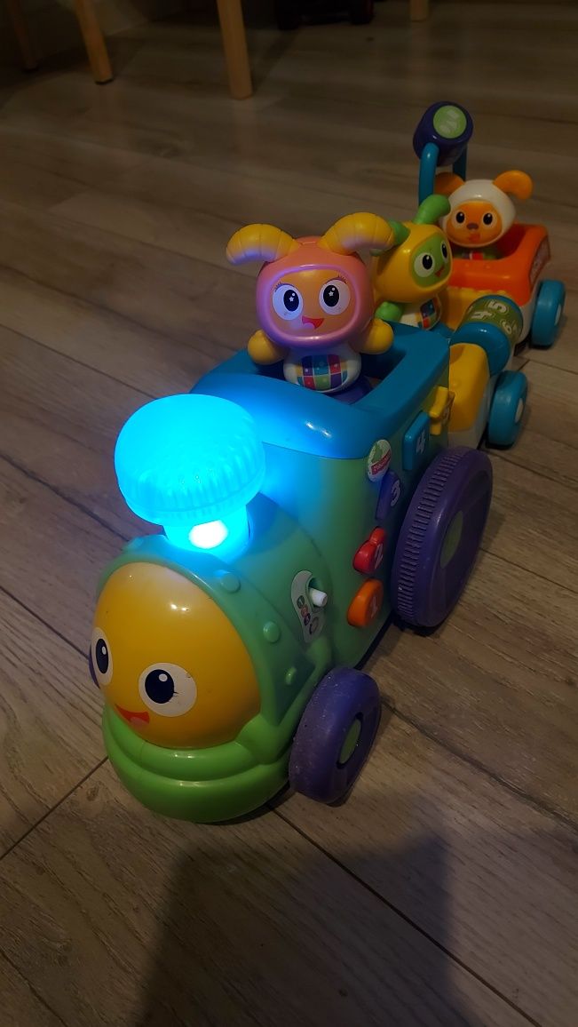 Ciuchcia pociąg zabawka interaktywna FXJ19 Bebo Fisher Price