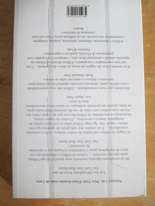 Comer, Orar, Amar, de Elizabeth Gilbert