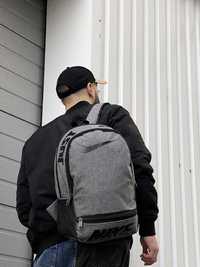 Рюкзак сірий меланж (велике лого) Nike
