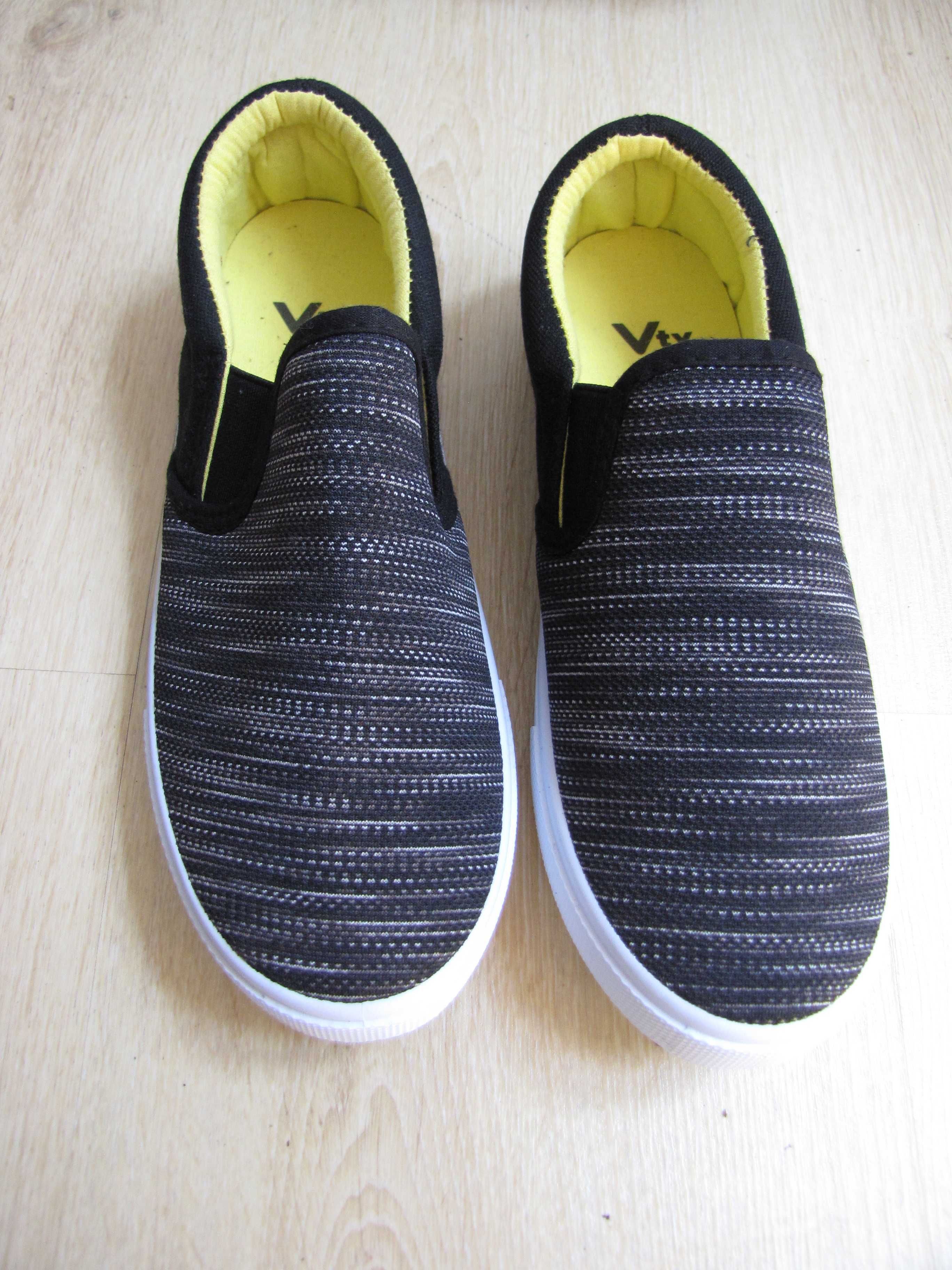 kapcie szkolne, tenisówki slip on rozm.35