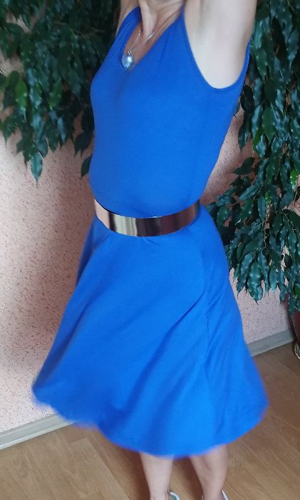 Sukienka niebieska letnia R38/40