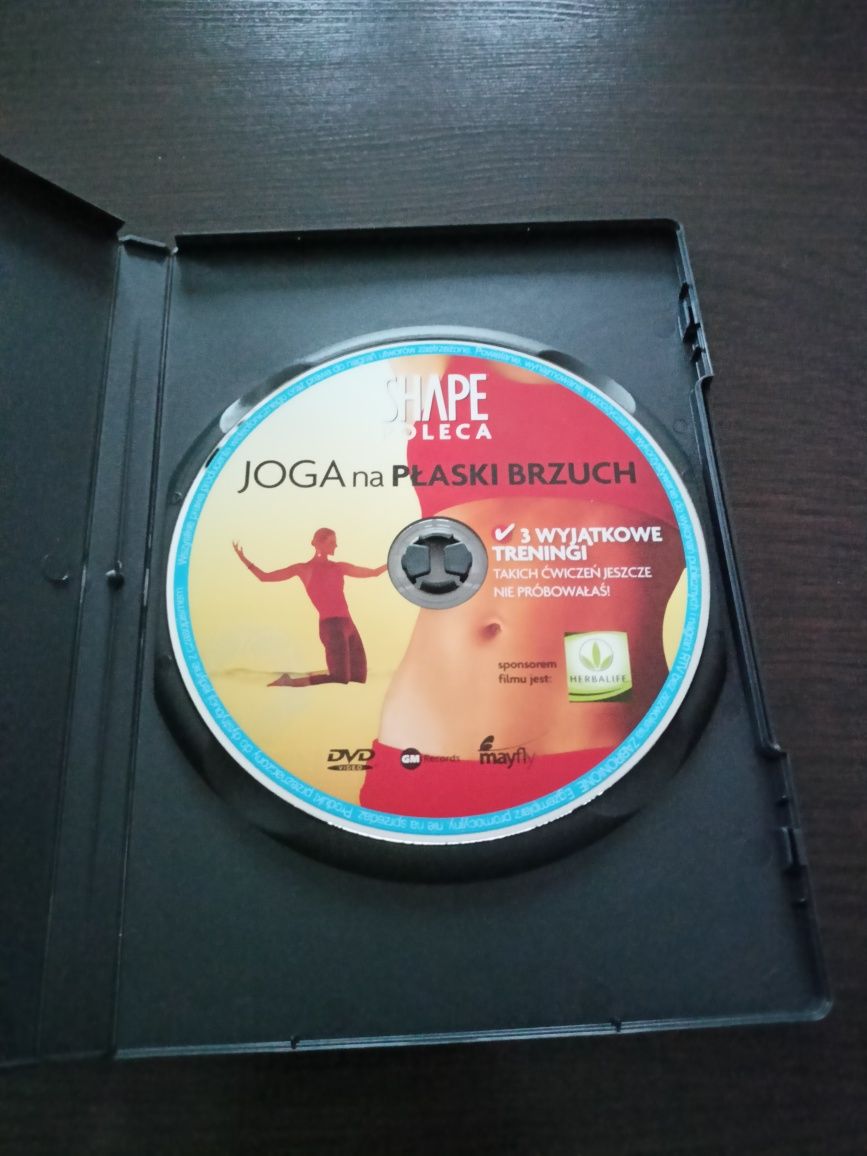 Joga na płaski brzuch - Trening DVD STAN IDEALNY