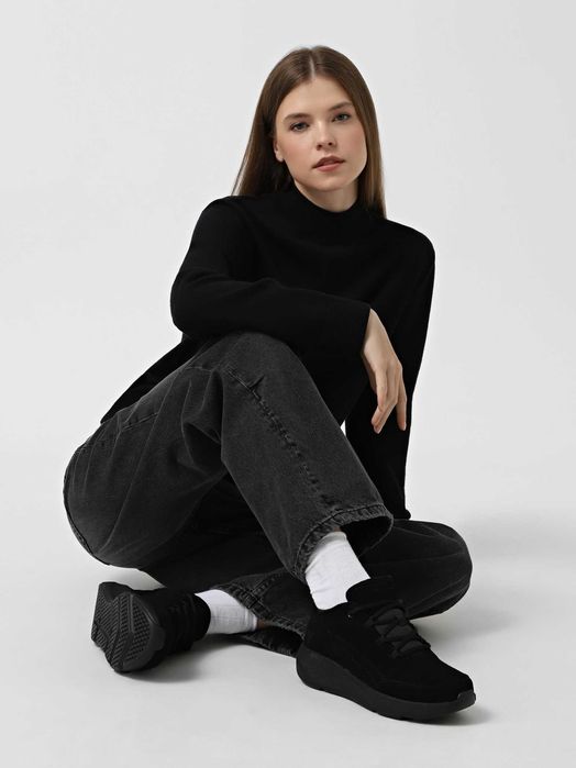 Кросівки жіночі зимові Skechers On the GO Elevate Чорні