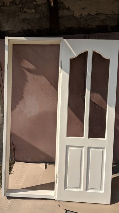 Комплект Двері і вікно з суцільного дерева