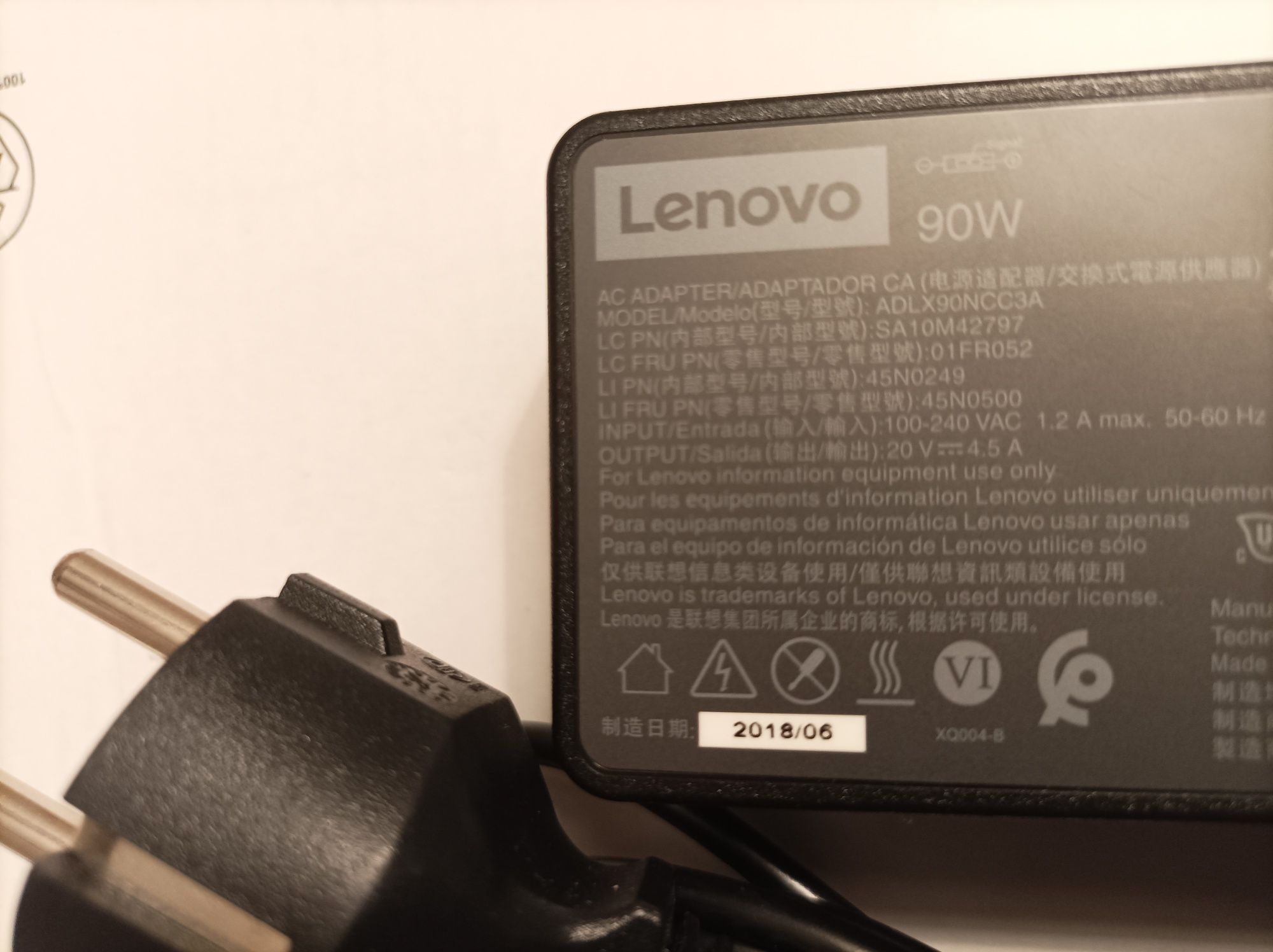 Zasilacz do laptopa Lenovo 90 w