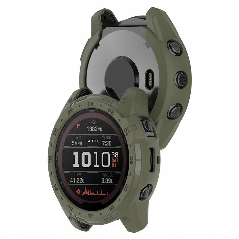 2 X Szkło 9H+ Etui do Garmin Fenix 7X / Pro / Solar