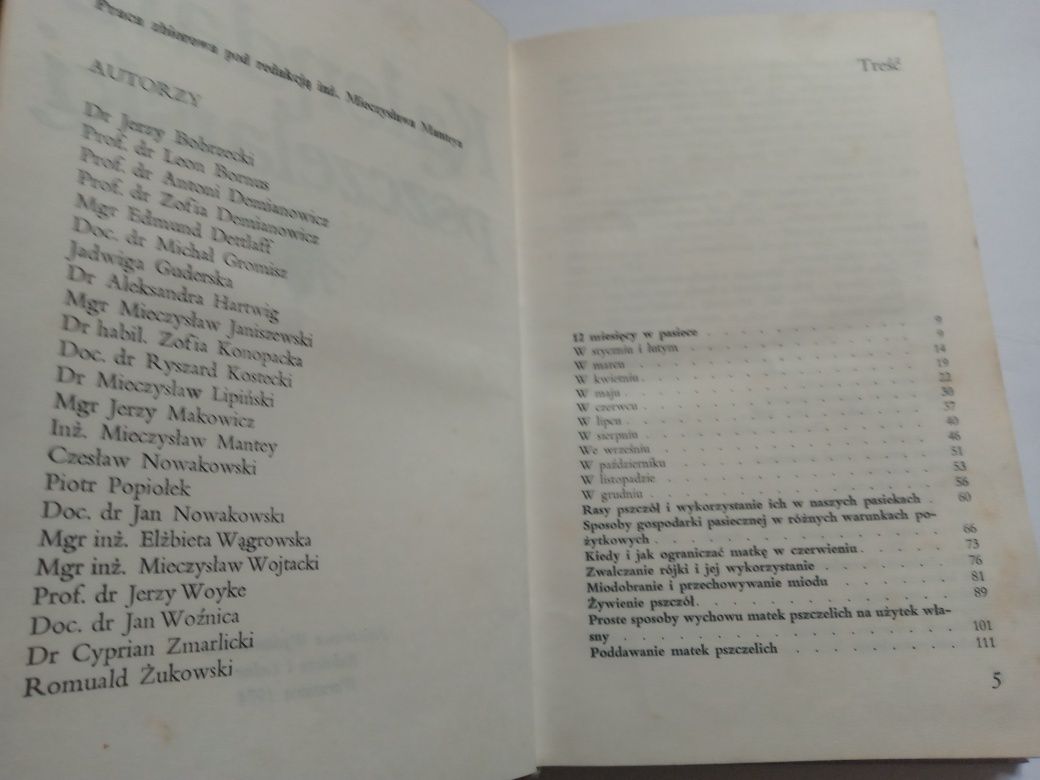 M. Manteya Kalendarz pszczelarski 1974r