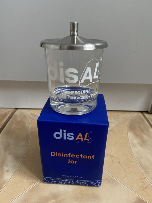 DisAl Маленька ємність для дезінфекції інструментів скляна