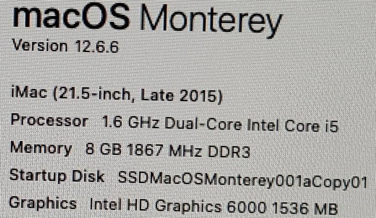 Apple iMac 21.5" z macOS Monterey - Doskonały Stan