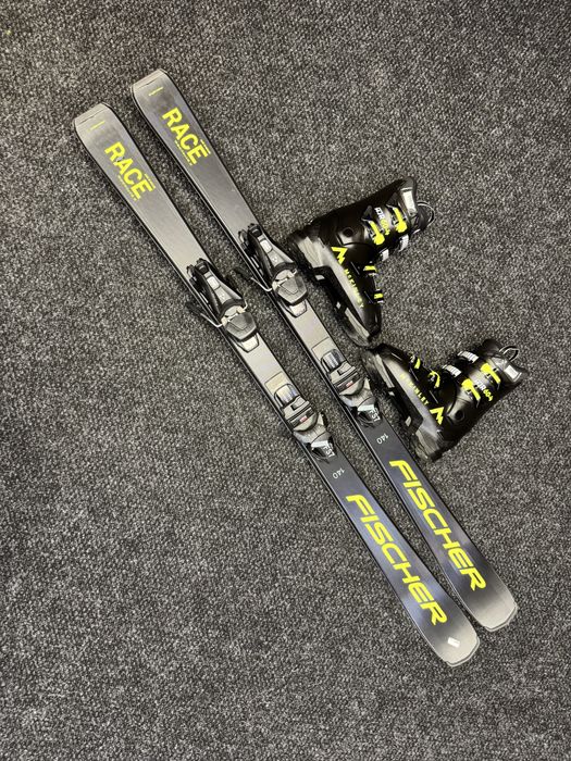 Narty Nowe Junior Fischer 140cm + Buty Mc kinley 24cm Sklep Serwis