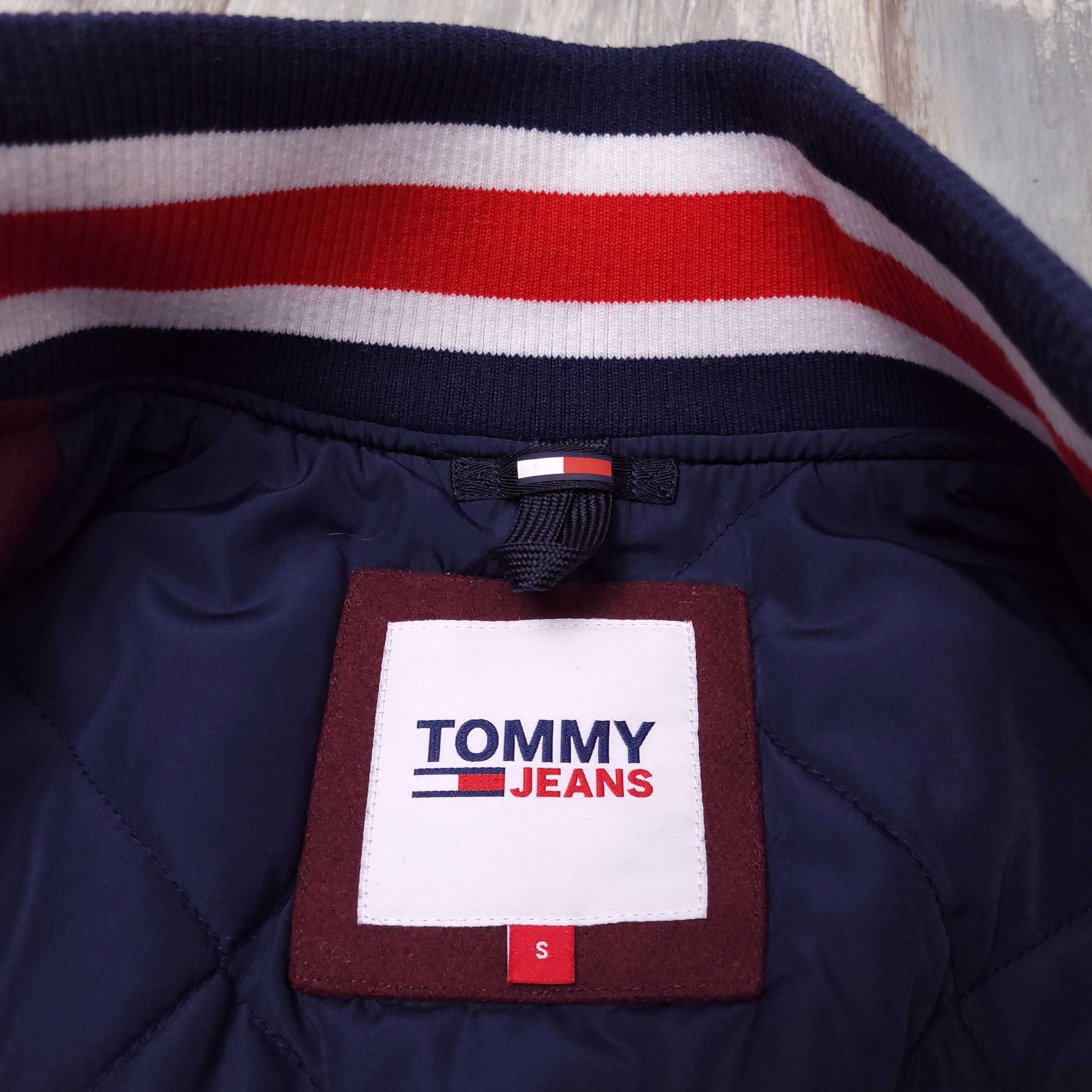 Tommy Jeans LETTERMAN JACKET Bomber Damska Kurtka Bomberka Bejsbolówka