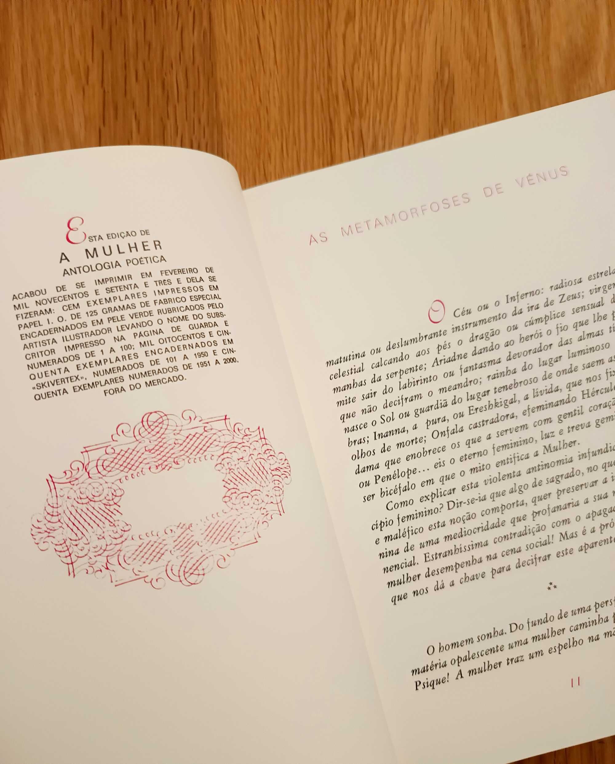 A Mulher - antologia Coord. Natália Correia