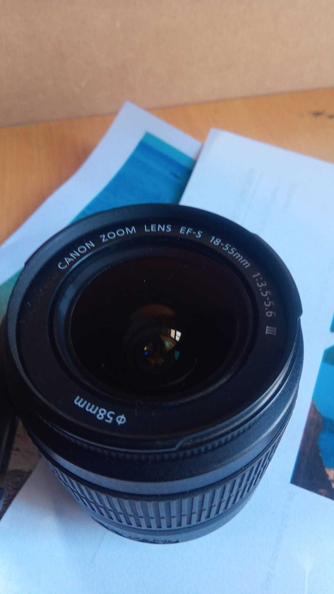 Objectiva lente Canon EFS 18-55mm