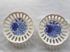 Fajans Ceramika ZF Koło- komplet 2 talerzy dekoracyjnych z ażurem