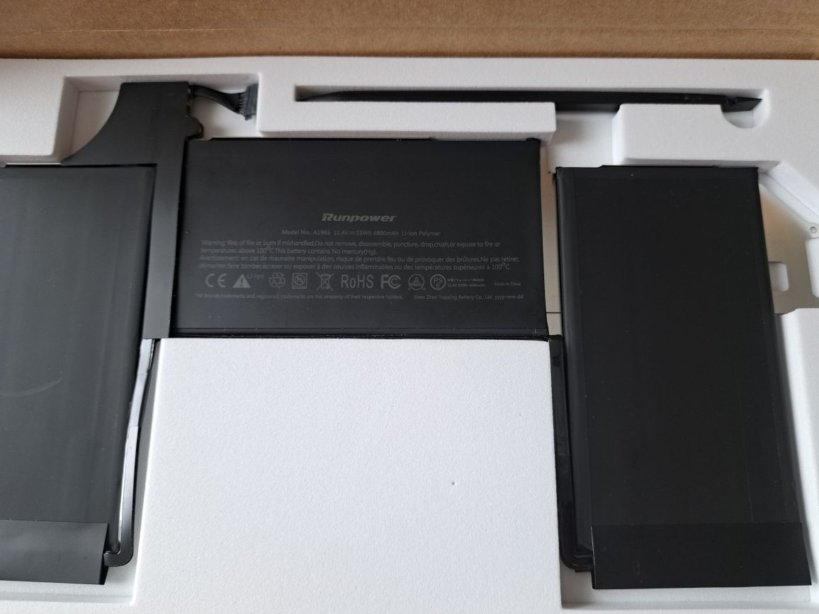 Bateria MacBook Air 13" A1965 Model A1932/A2179