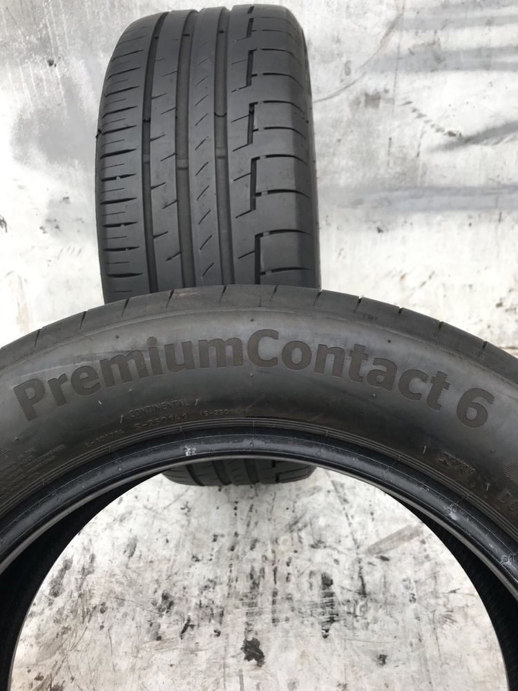 Шины Continental Premium 6 205/55r16 Пара Лето Б/у Склад Оригинал