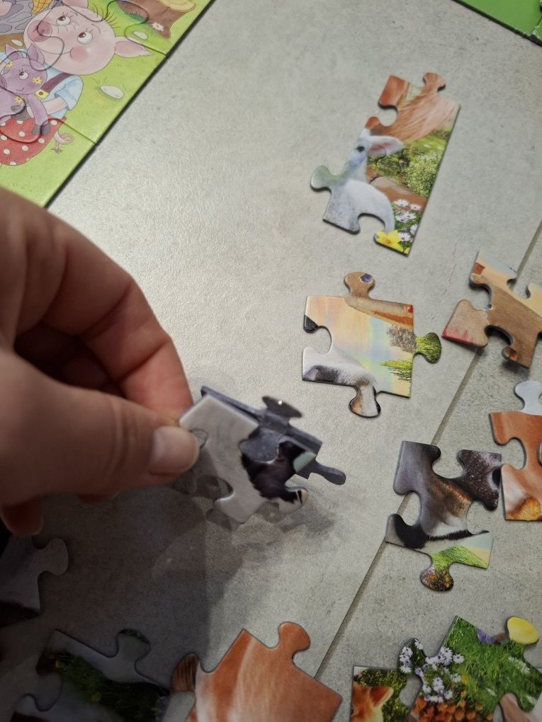 Puzzle 3+, świnka peppa, cars, toy story, zwierzęta