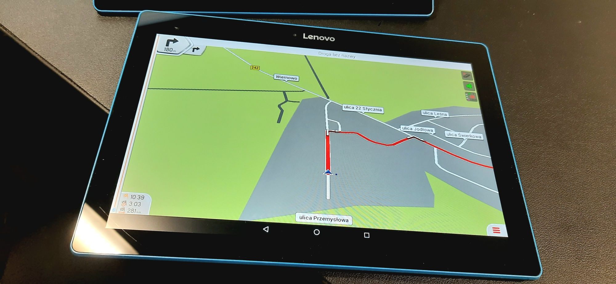 Tablet LENOVO TAB 10 - jak nowy z przeznaczeniem jako NAWIGACJA.