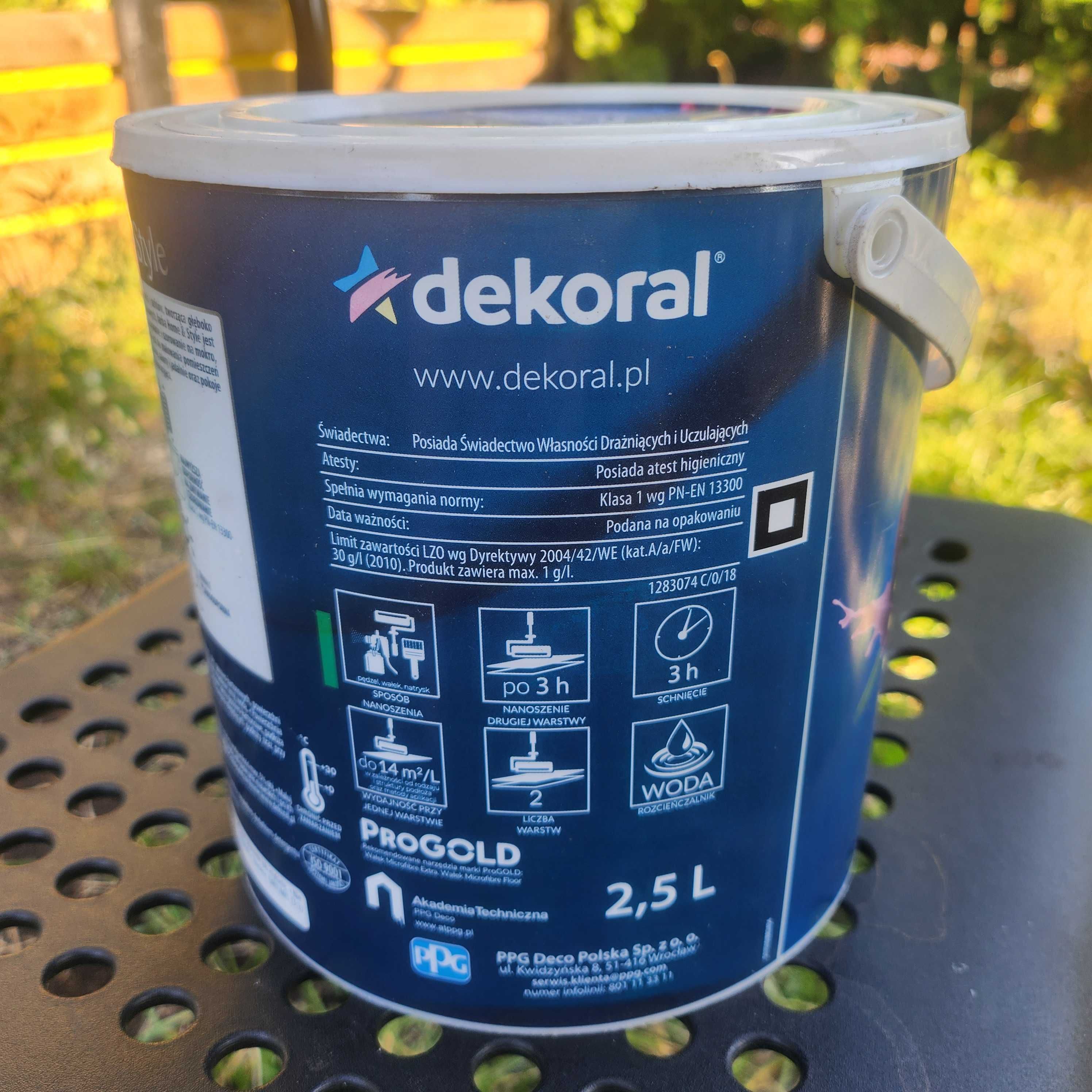 Farba Dekoral Home & Style CERAMICZNA 2.5L kolor Arctic Blue