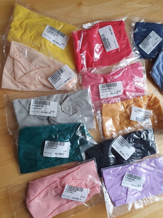 13 szt Opaski na głowę dla małej dziewczynki + gratis