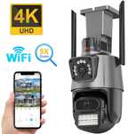 Camera VIGILÂNCIA Rotativa Wi-Fi 2 em 1! App, telemóvel ou cabo!