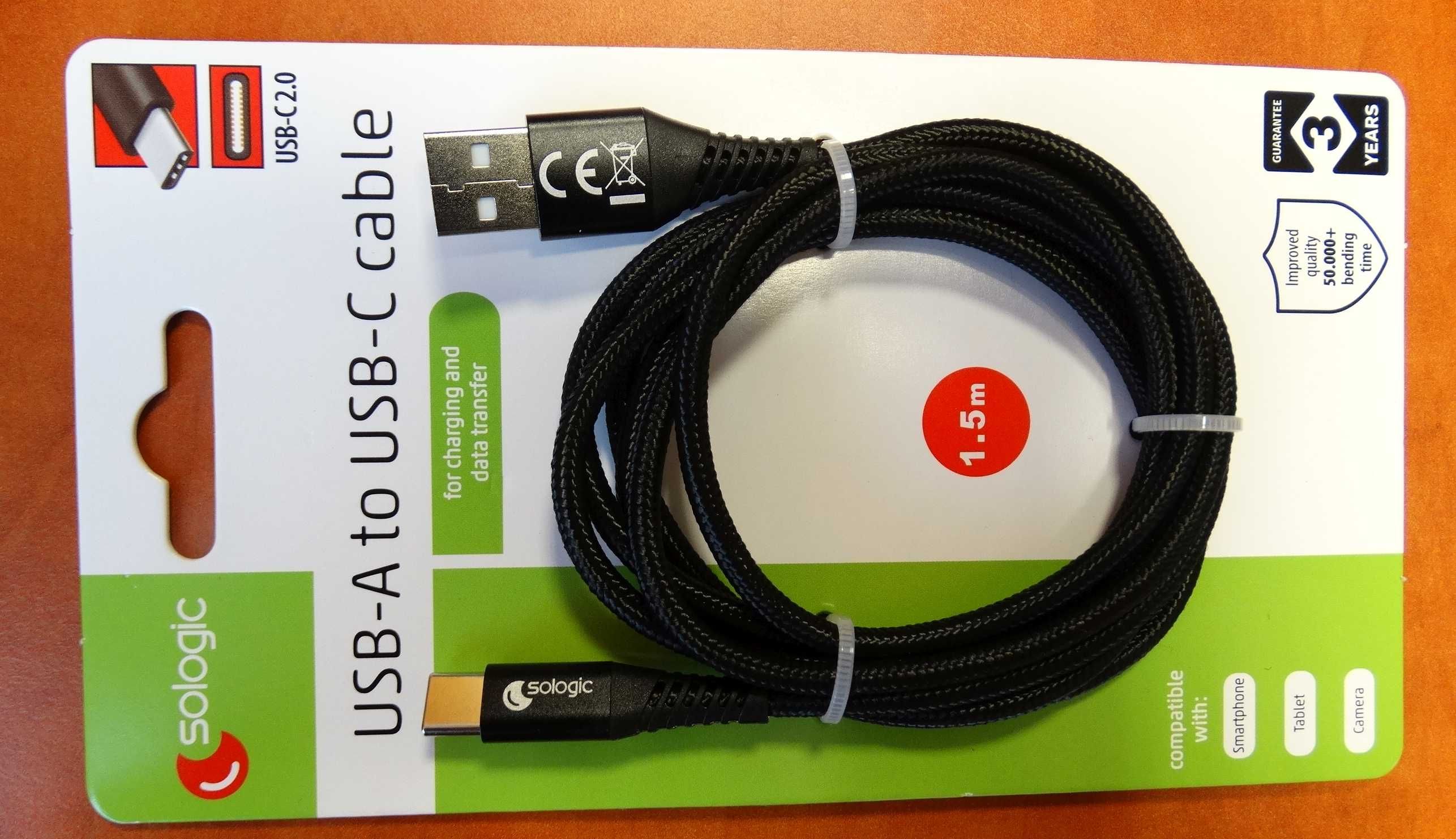 Kabel USB typ C 2.0 do ładowania i przesyłania danych 1,5m Samsung