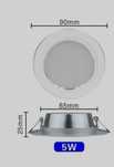 Luzes teto warm light 5w